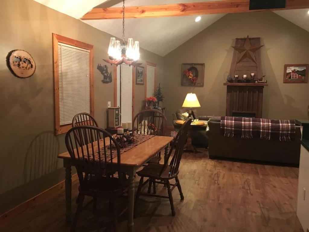 Gas Fireplace, Firepit, And Cedar Adirondack Chair Spencer 외부 사진