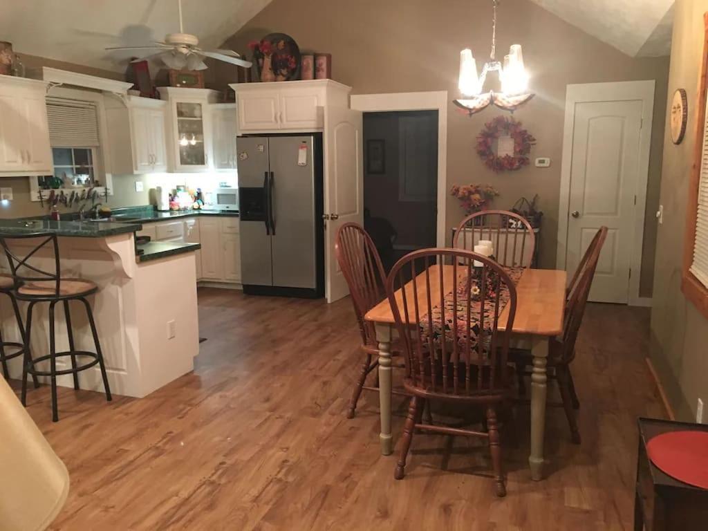 Gas Fireplace, Firepit, And Cedar Adirondack Chair Spencer 외부 사진