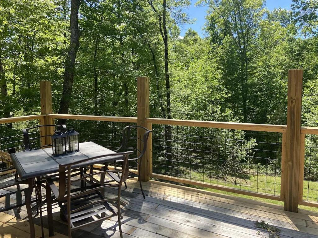 Gas Fireplace, Firepit, And Cedar Adirondack Chair Spencer 외부 사진